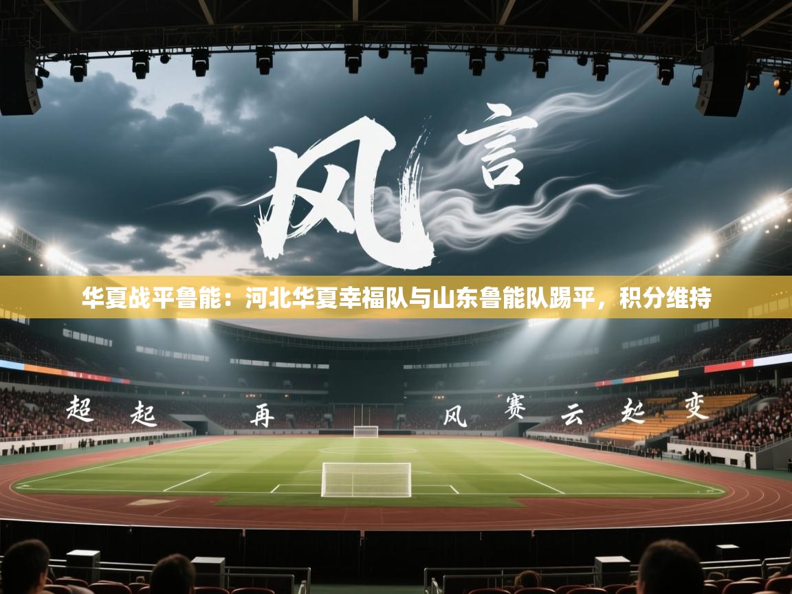 华夏战平鲁能:河北华夏幸福队与山东鲁能队踢平,积分维持 第2张