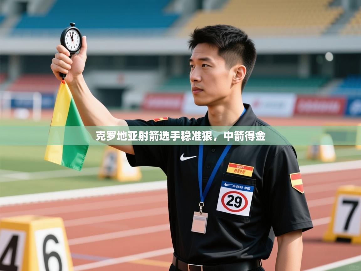 克罗地亚射箭选手稳准狠，中箭得金